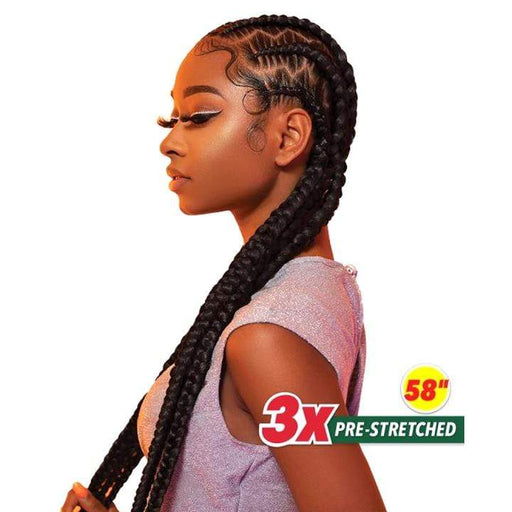 3X PRE-STRETCHED 58" | X-Pression Kanekalon Braid | Hair to Beauty.