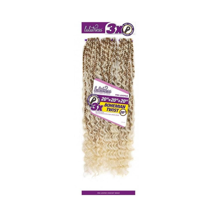 3X BOHEMIAN TWIST 20" | Lulutress Synthetic Crochet Braid | Hair to Beauty.