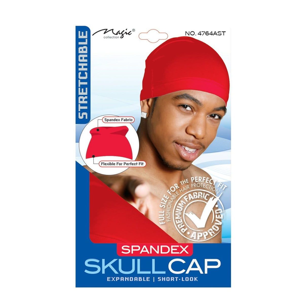 MAGIC COLLECTION Spandex Skull Cap