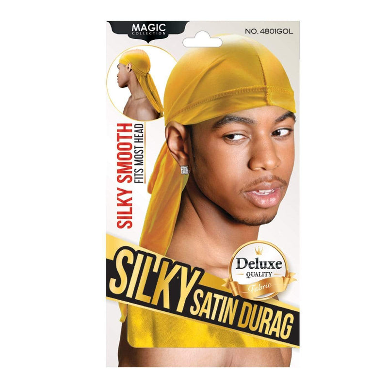 MAGIC | Silky Satin Durag  Gold | Hair to Beauty.