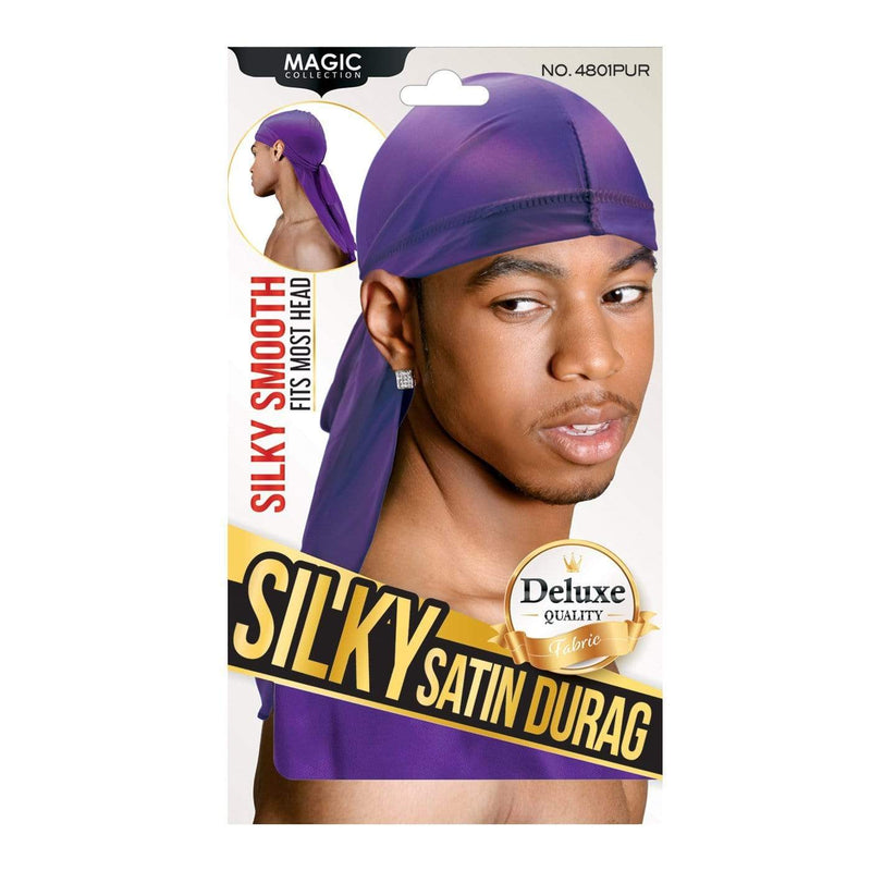 MAGIC | Silky Satin Durag  Purple | Hair to Beauty.