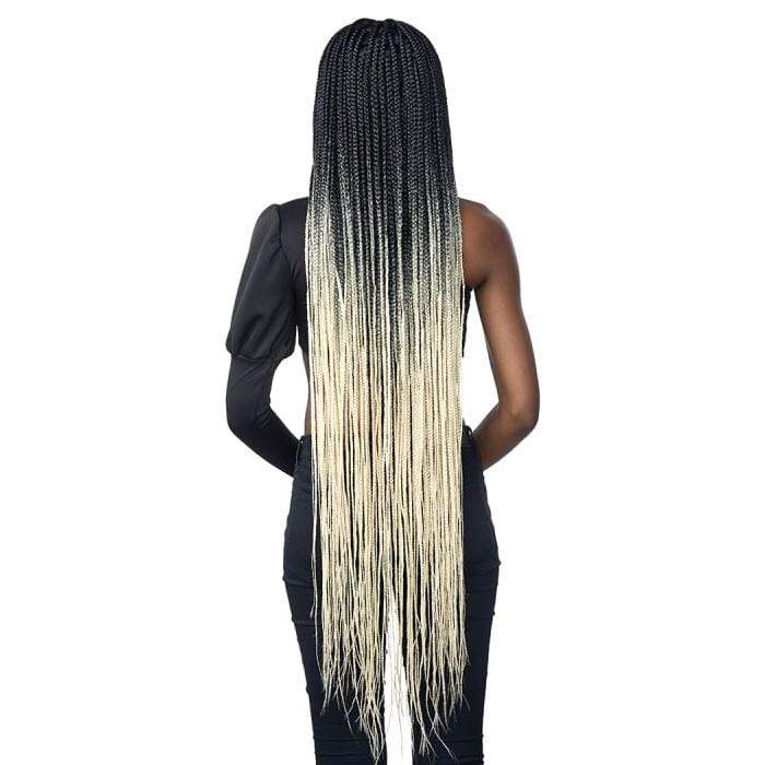 BOX BRAID 50" | Cloud9 Synthetic 4X4 Swiss Lace Frontal Wig | Hair to Beauty.