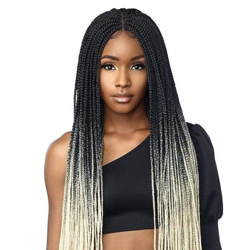 BOX BRAID 50" | Cloud9 Synthetic 4X4 Swiss Lace Frontal Wig | Hair to Beauty.