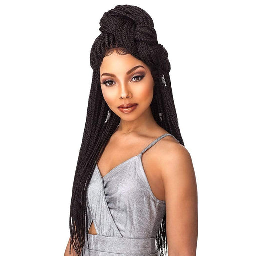 BOX BRAID SMALL | Cloud9 Synthetic 4X4 Swiss Lace Frontal Wig | Hair to Beauty.