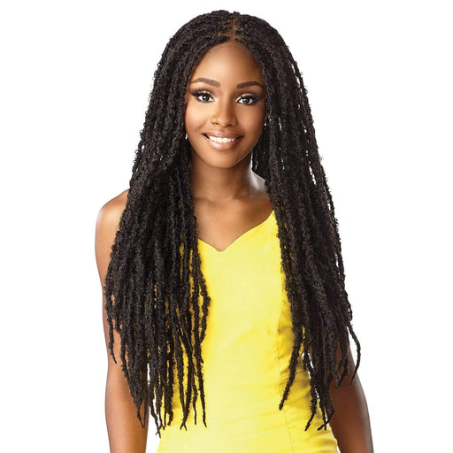 4X4 BUTTERFLY LOCS 30″ | Cloud9 Synthetic Swiss Hand-Braided HD Lace Wig | Hair to Beauty.