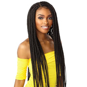4X4 BRAIDED BOX BRAIDED X-LARGE 36″ | Cloud9 Synthetic Swiss Hand-Braided HD Lace Wig - Hair to Beauty.