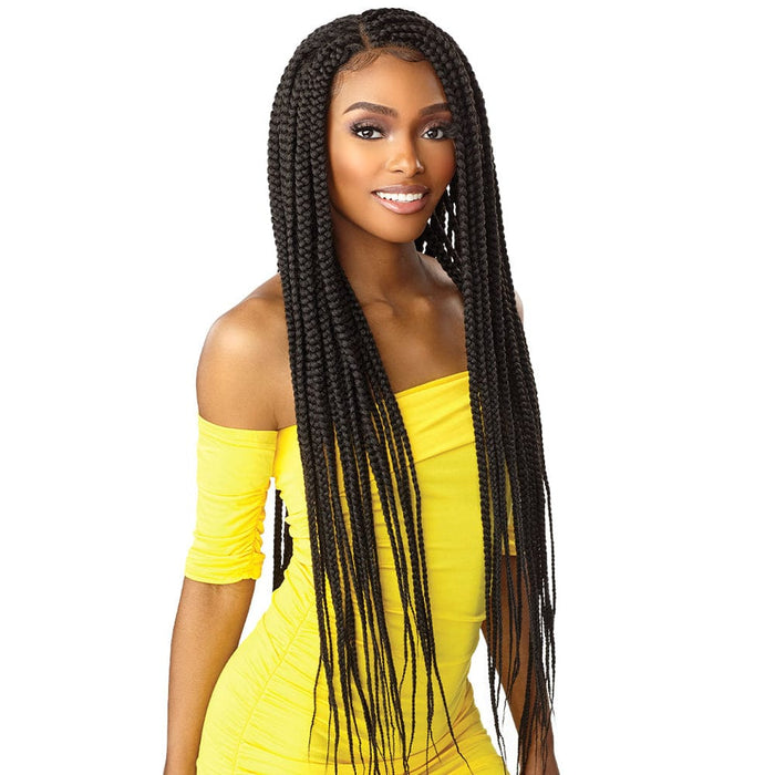 4X4 BRAIDED BOX BRAIDED X-LARGE 36″ | Cloud9 Synthetic Swiss Hand-Braided HD Lace Wig - Hair to Beauty.