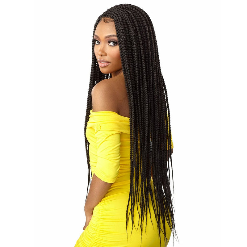 4X4 BRAIDED BOX BRAIDED X-LARGE 36″ | Cloud9 Synthetic Swiss Hand-Braided HD Lace Wig - Hair to Beauty.