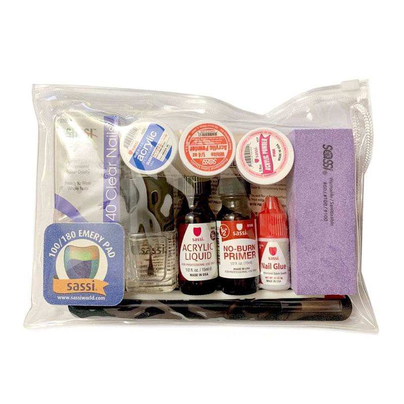 SASSI | Super Deluxe Acrylic Kit (14 items/kit) 500S | Hair to Beauty.