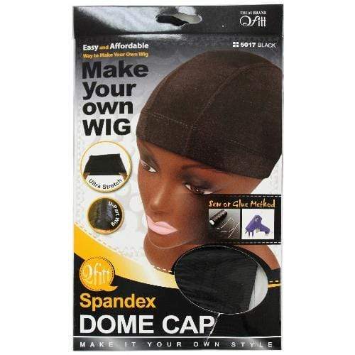 QFITT | Spandex Dome Cap Make Your Own Wig Ultra Stretch Dome Cap Black 5017 | Hair to Beauty.