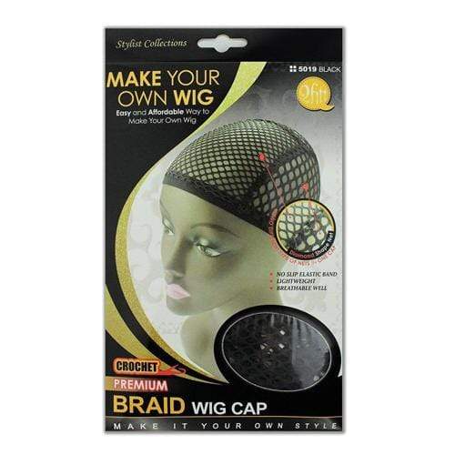 QFITT | Make Your Own Wig Crochet Braid Wig Cap Diamond Shape Net Black 5019 | Hair to Beauty.