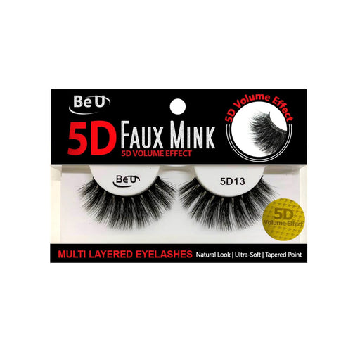 BE U | 5D Faux Mink Eyelashes 5D13 | Hair to Beauty.