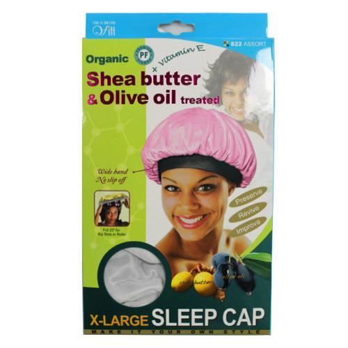 QFITT | Organic Shea Butter & Olive Oil Treated X-Large Sleep Cap | Hair to Beauty.