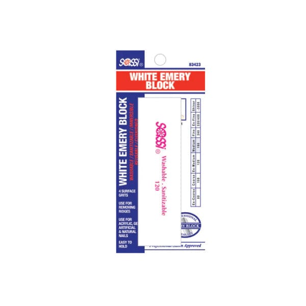SASSI | White Emery Block - Hair to Beauty.
