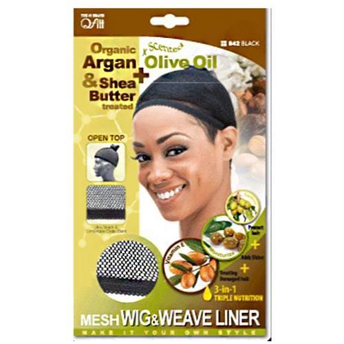 QFITT Organic Shea Butter & Olive Oil Treated Mesh Wig & Weave Liner
