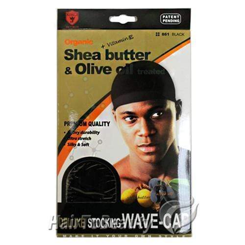 King J | Argan Olive Oil Shea Butter Treated Deluxe Stocking Wave Cap 861 | Hair to Beauty.