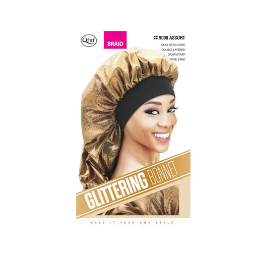 Qfitt | Braid Glittering Bonnet - Hair to Beauty.