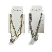 BE U | Heart & Foot Print Anklet - Hair to Beauty.