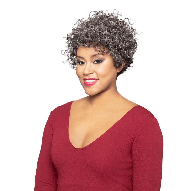 ABIGAIL | Foxy Silver Synthetic Wig - Hair to Beauty.