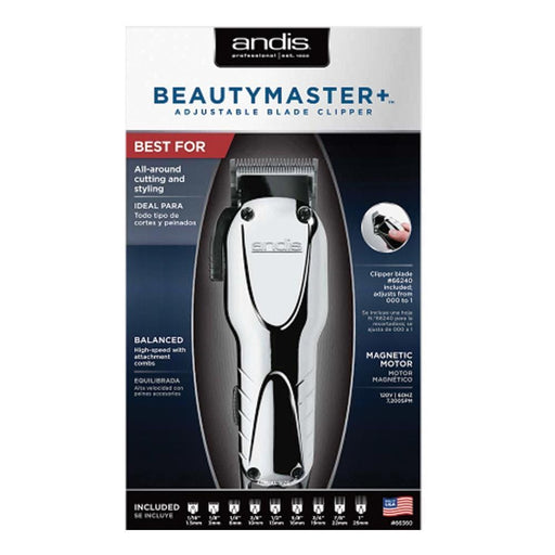 ANDIS | Clipper Beauty Master+ Chrome | Hair to Beauty.