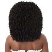 AFRO CURLS 16" | Outre Big Beautiful Human Hair Blend U Part Cap Leave Out Wig | Hair to Beauty.