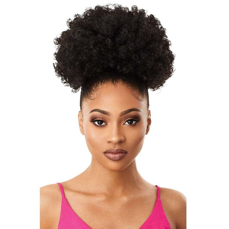AFRO MEDIUM | Outre Pretty Quick Synthetic Ponytail | Hair to Beauty.