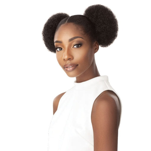 AFRO PUFF DUO SMALL | Outre Pretty Quick Synthetic Ponytail | Hair to Beauty.