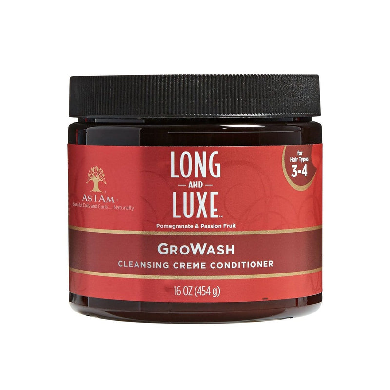 AS I AM | Long & Luxe Gro Wash Jar 16oz | Hair to Beauty.