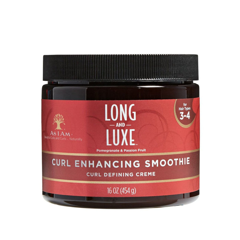 AS I AM | Long & Luxe Curl Enhancing Smoothie Jar 16oz | Hair to Beauty.