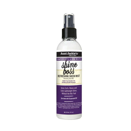 AUNT JACKIE'S | Shine Boss Refreshing Sheen Mist 4oz | Hair to Beauty.