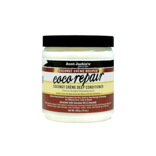 AUNT JACKIE'S | Coco Repair Coco Creme Deep Conditioner 15oz | Hair to Beauty.