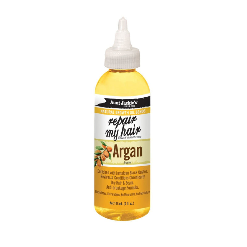 AUNT JACKIE'S | Repair My Hair Growth Oil Argan 4oz | Hair to Beauty.