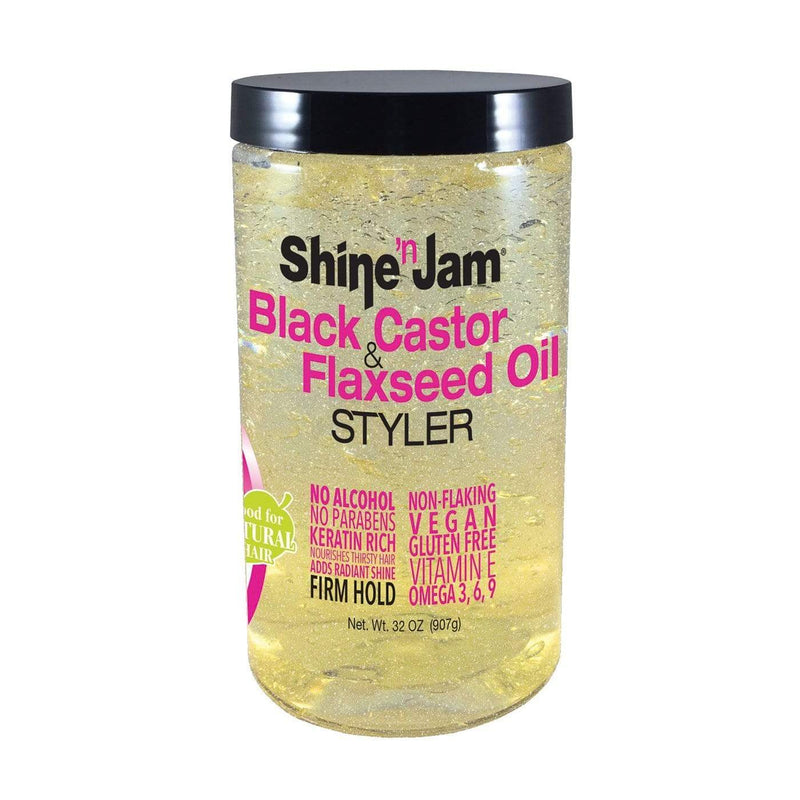 AMPRO | Gel Black Castor & Flaxseed | Hair to Beauty.