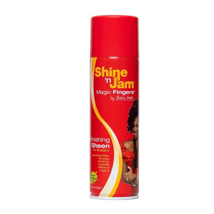 AMPRO | Shine'n Jam Magic Finger Finishing Sheen for Braiders 11.5oz | Hair to Beauty.