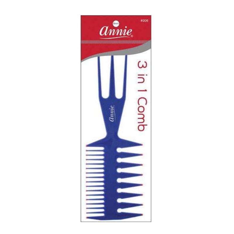ANNIE | 3 in 1 Comb Large Assort Color - Hair to Beauty.