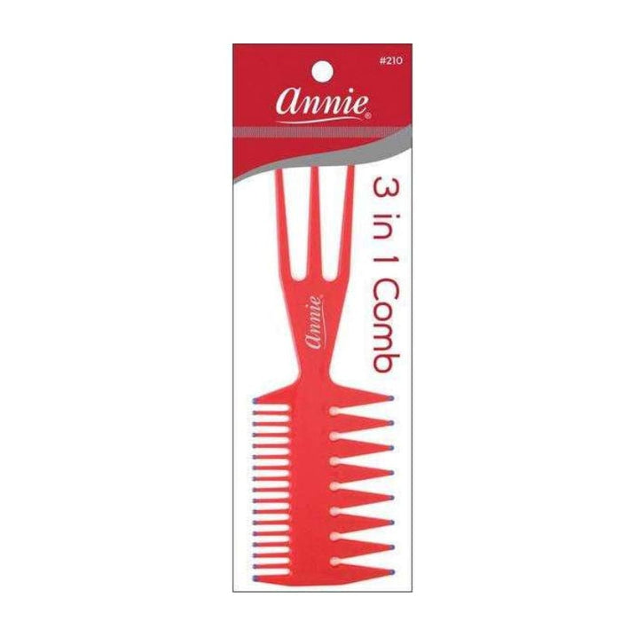 ANNIE | 3 in 1 Comb Small Assort Color - Hair to Beauty.