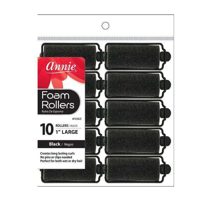 ANNIE | Foam Roller Black - Hair to Beauty.