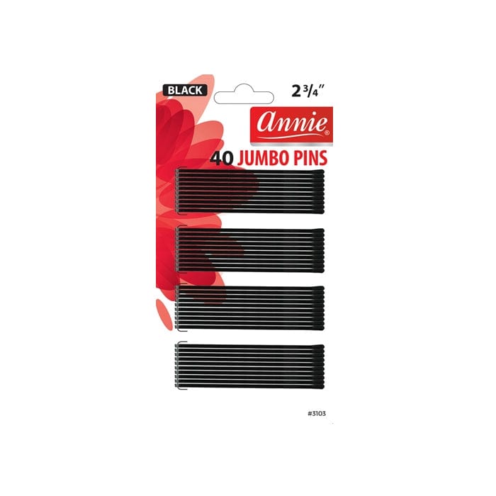 ANNIE | 40 Jumbo Pin Black - Hair to Beauty.