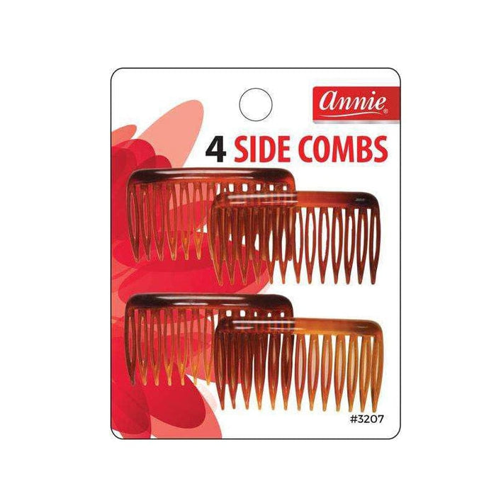 ANNIE | 4 Small Side Combs Black - Hair to Beauty.