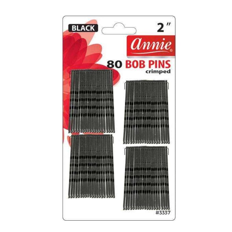 ANNIE | Bobby Pin 80 Black Crimped - Hair to Beauty.