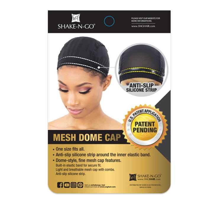 SHAKE-N-GO | Anti-Slip Mesh Dome Cap | Hair to Beauty.