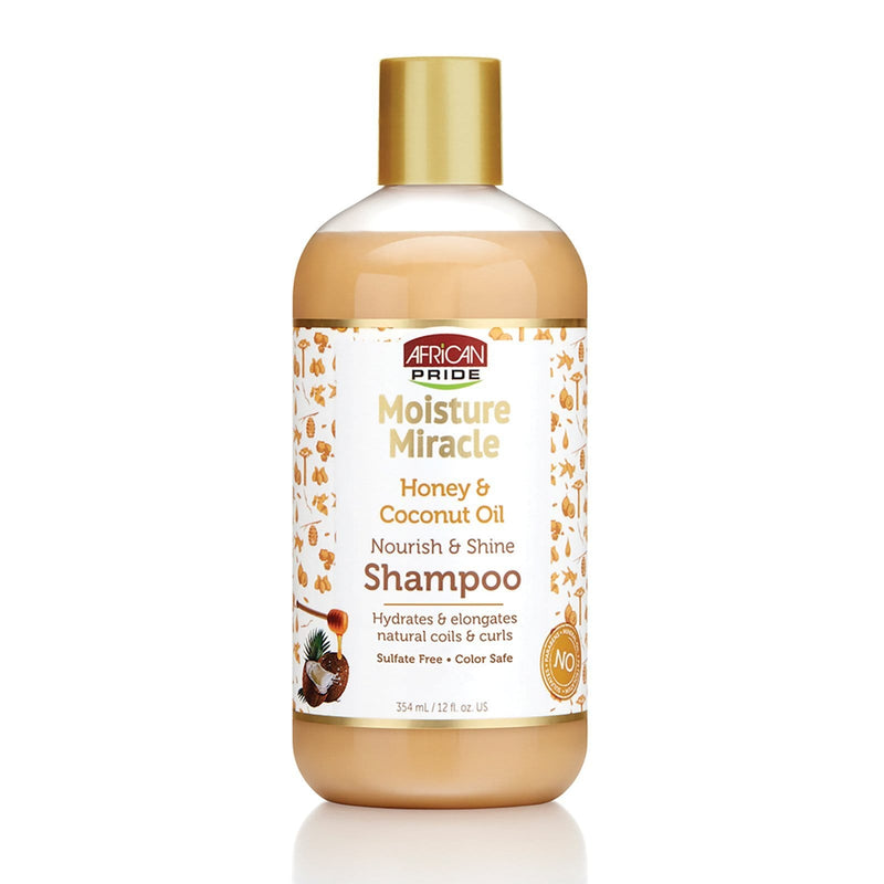 AFRICAN PRIDE | Moisture Miracle Shampoo 12oz | Hair to Beauty.