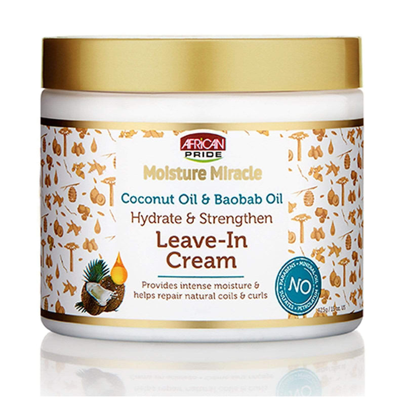 AFRICAN PRIDE | Moisture Miracle Leave-In Cream 15oz | Hair to Beauty.