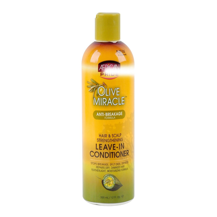 AFRICAN PRIDE | Olive Miracle Leave-In Conditioner 12oz | Hair to Beauty.