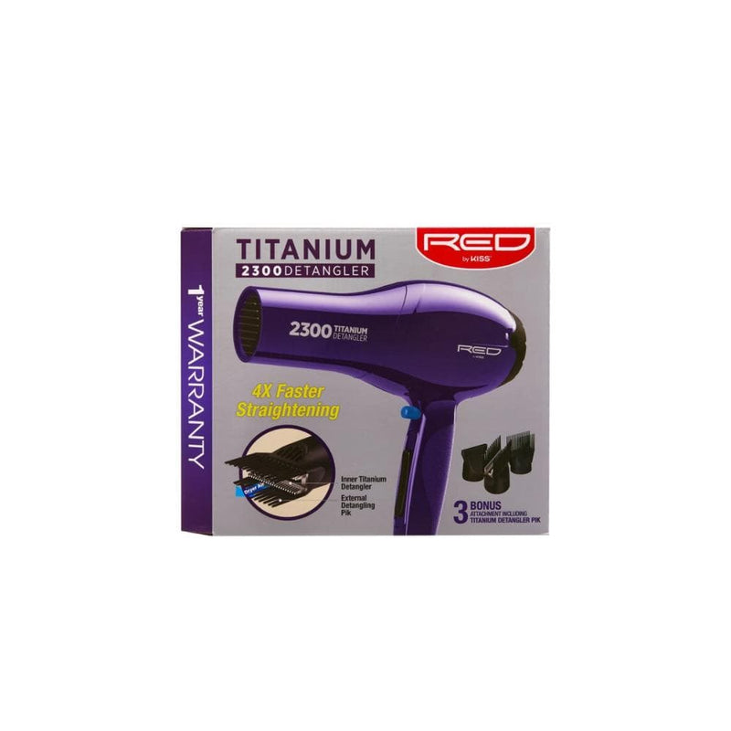 RED BY KISS | 2300 Titanium Detangler | Hair to Beauty.