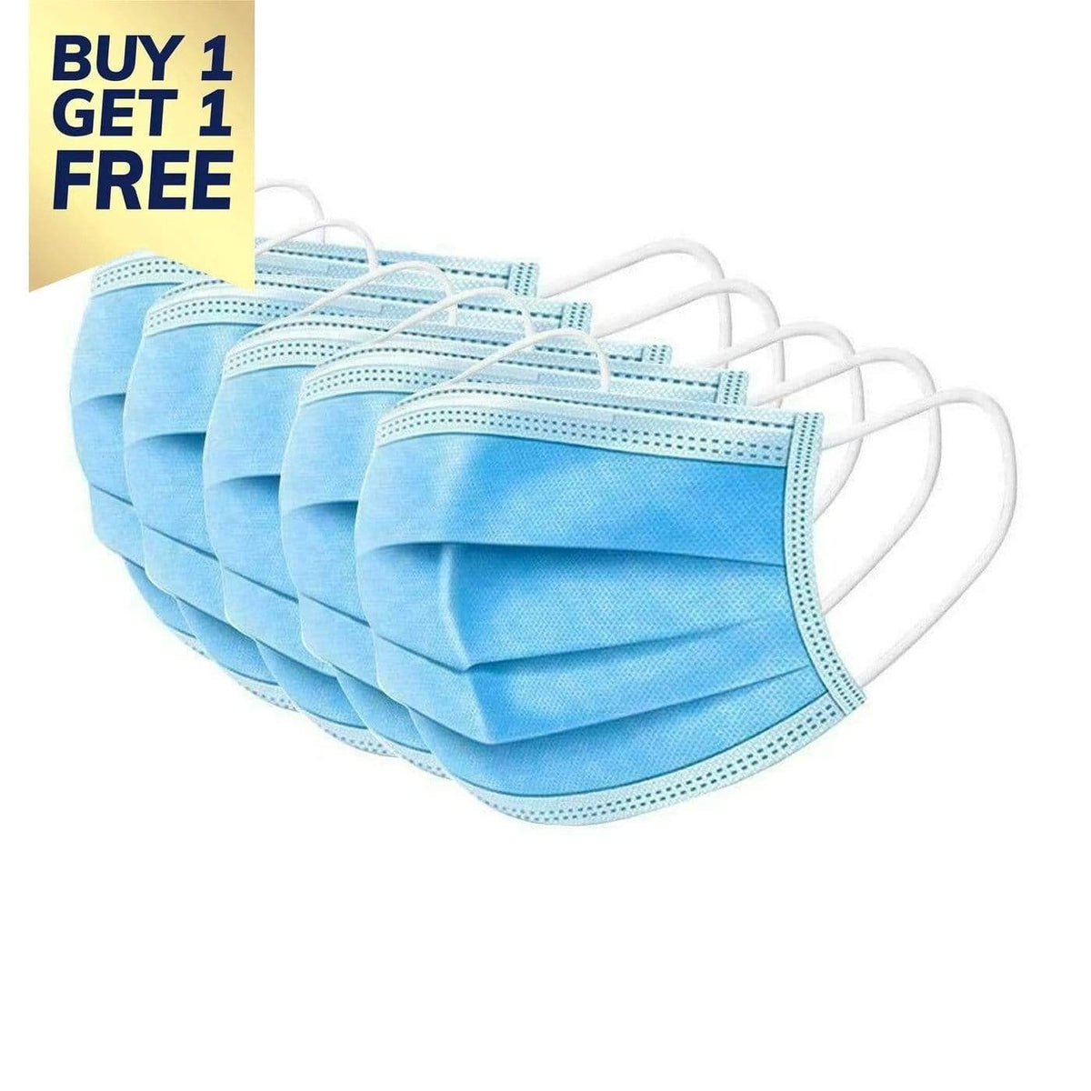BE U - Face Mask (3 Ply) 5 Pcs - Buy 1 Get 1 Free — Hair to Beauty
