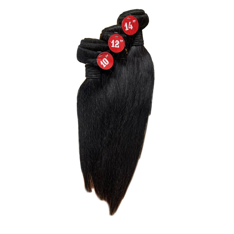 BE U 3X STRAIGHT BUNDLE | Be U Unprocessed Remy Human Hair Weave - Hair to Beauty.