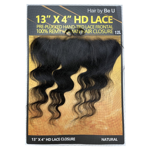 BE U 13X4 HD LACE CLOSURE | Hair by Be U Human Hair Frontal Closure - Hair to Beauty.