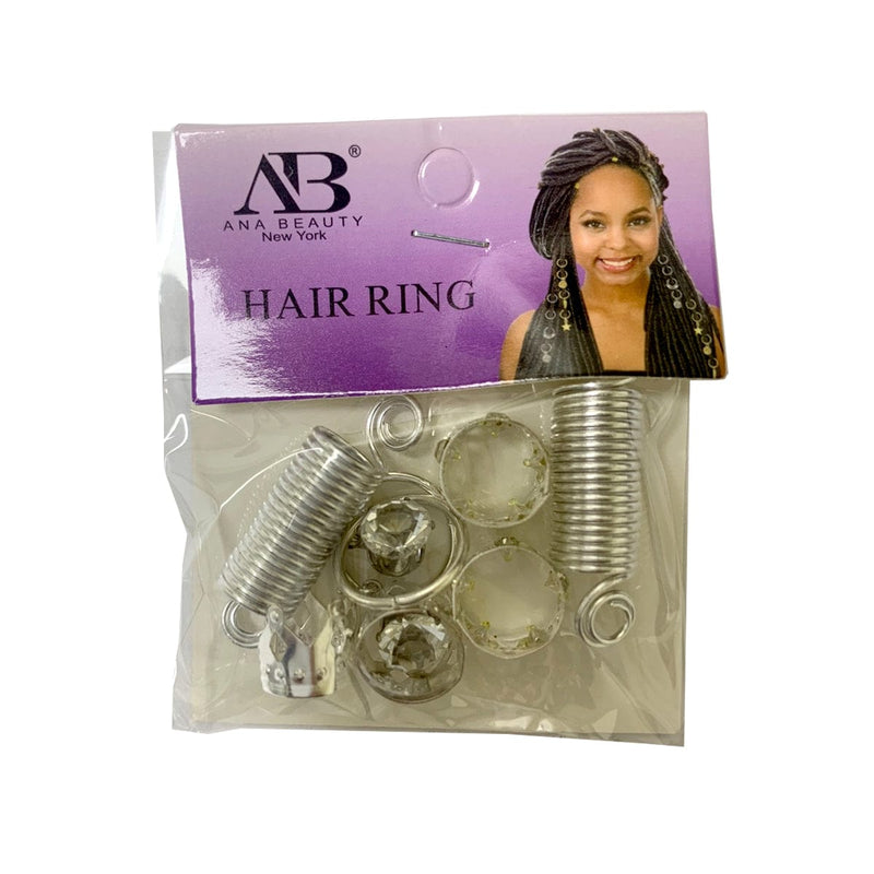 BF253 | Silver Spring Filigree with Crown Rhinestone Ring | Hair to Beauty.