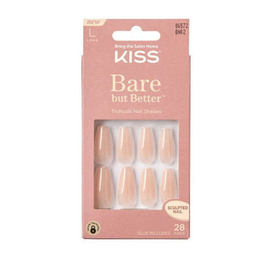 KISS | Bare but Better TruNude Nail Shades - Nude Drama - Hair to Beauty.